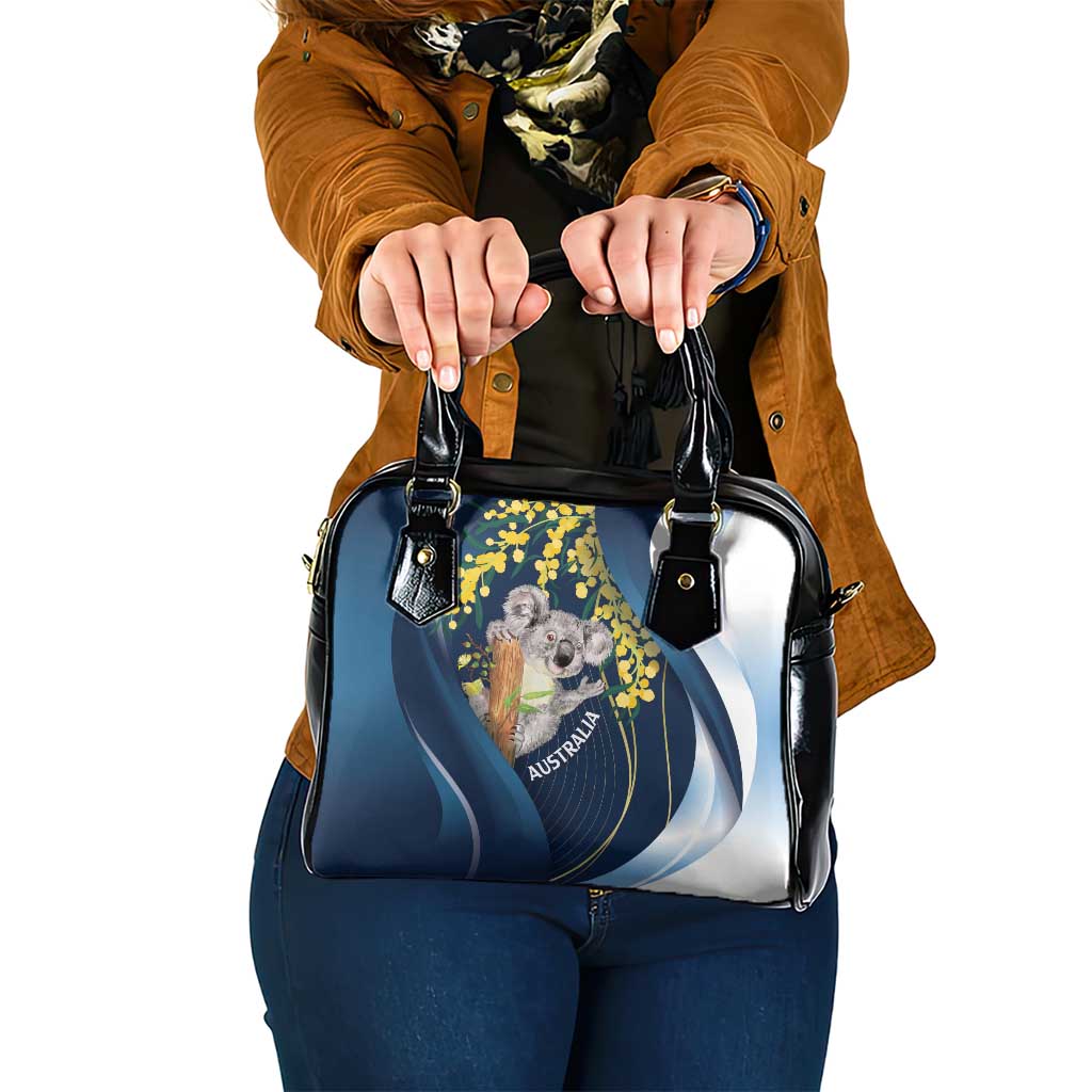 Australia Day Shoulder Handbag Koala Blue Modern Vibe
