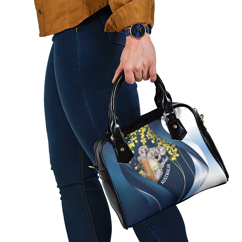 Australia Day Shoulder Handbag Koala Blue Modern Vibe