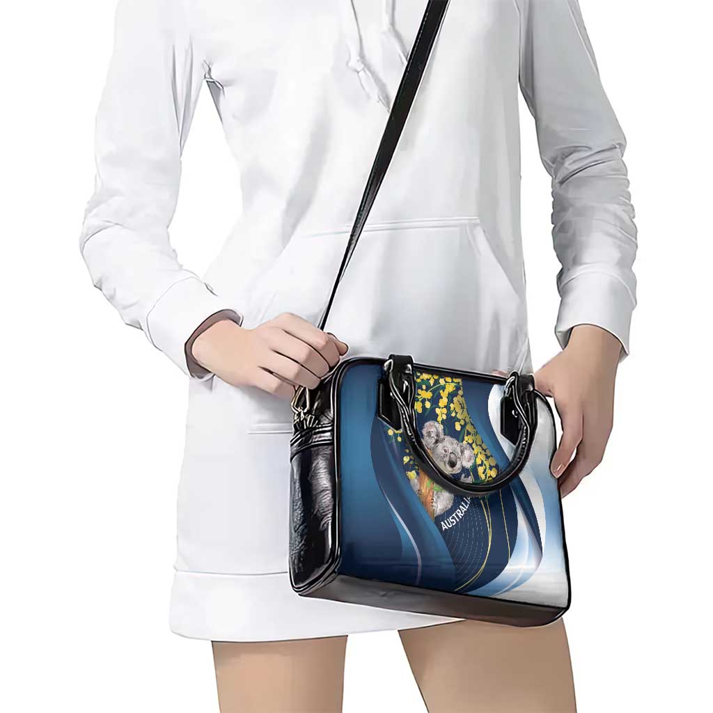 Australia Day Shoulder Handbag Koala Blue Modern Vibe