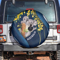 Australia Day Spare Tire Cover Koala Blue Modern Vibe