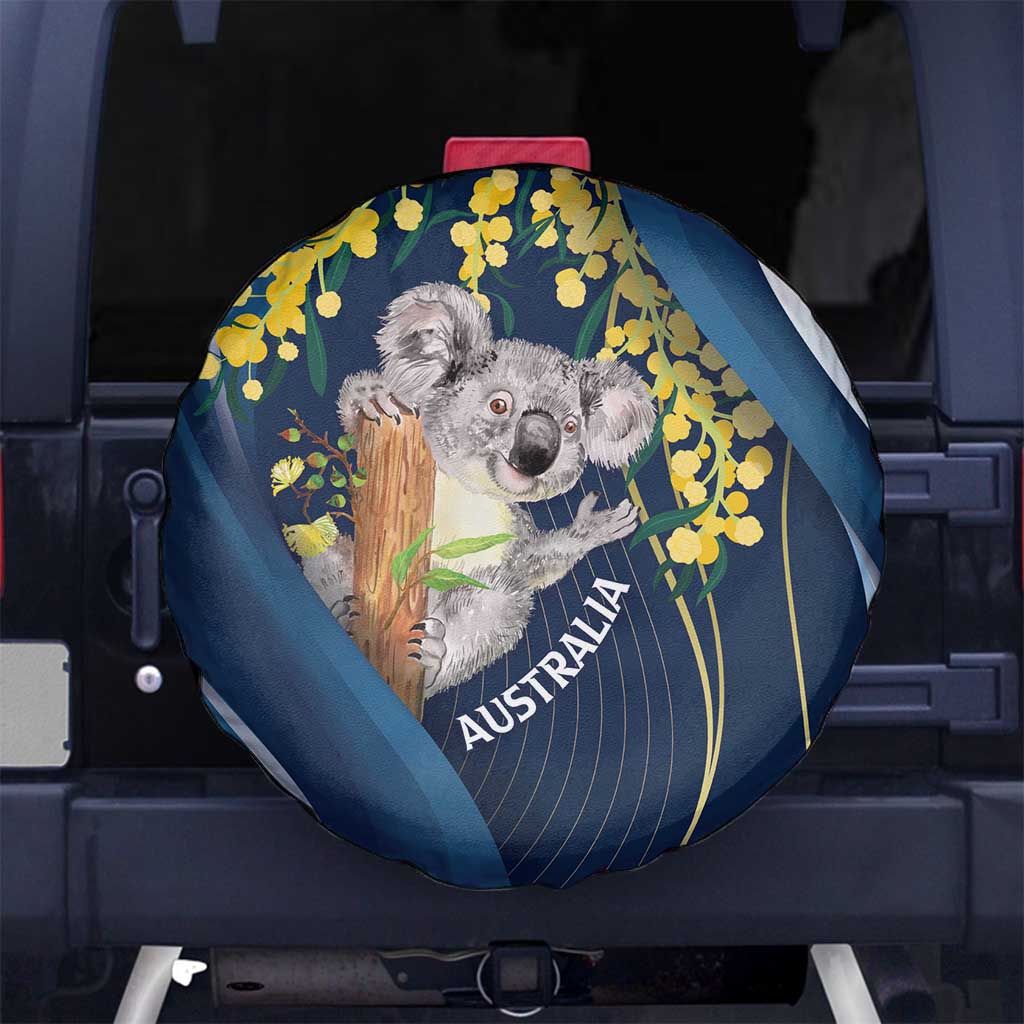 Australia Day Spare Tire Cover Koala Blue Modern Vibe