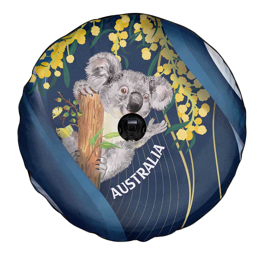 Australia Day Spare Tire Cover Koala Blue Modern Vibe