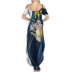 Australia Day Summer Maxi Dress Koala Blue Modern Vibe