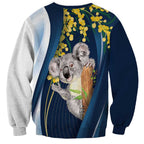Australia Day Sweatshirt Koala Blue Modern Vibe