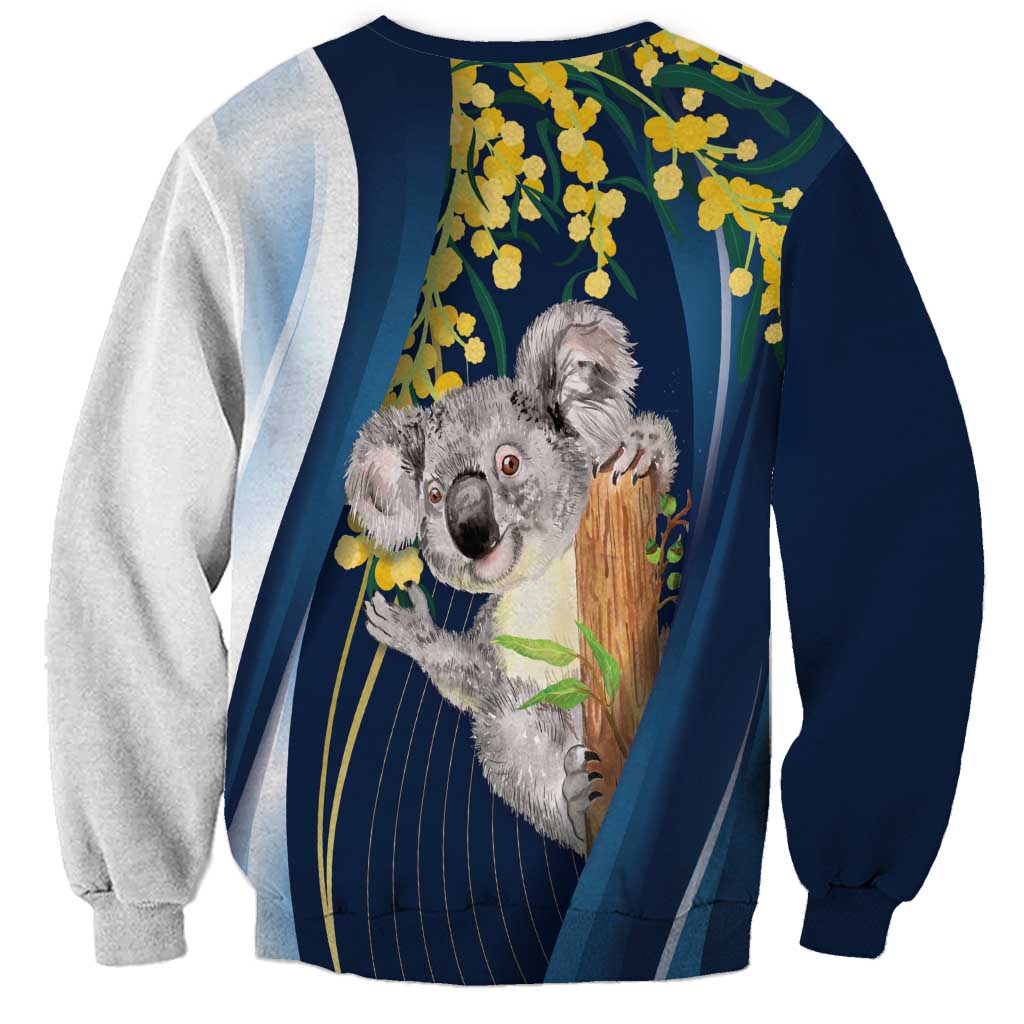 Australia Day Sweatshirt Koala Blue Modern Vibe