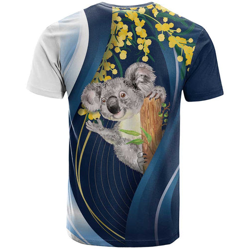 Australia Day T Shirt Koala Blue Modern Vibe