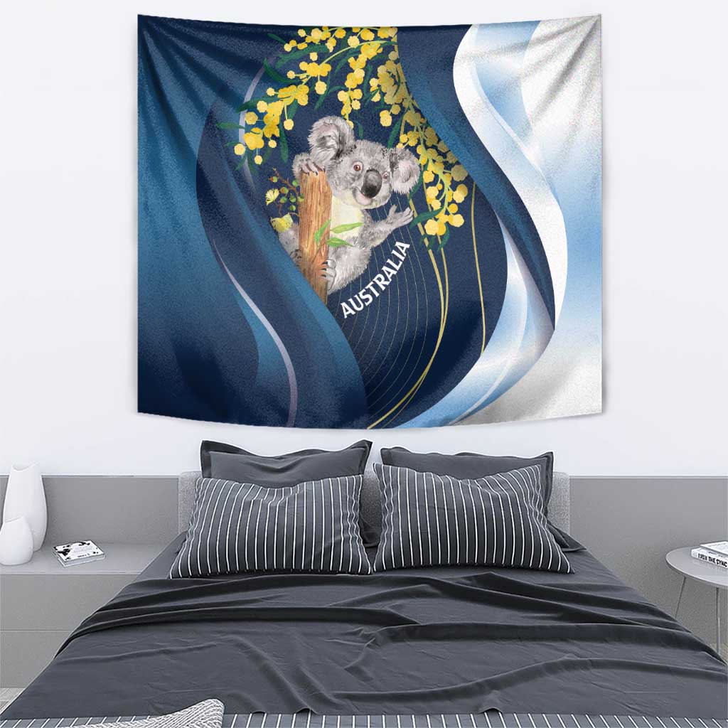 Australia Day Tapestry Koala Blue Modern Vibe