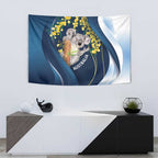 Australia Day Tapestry Koala Blue Modern Vibe