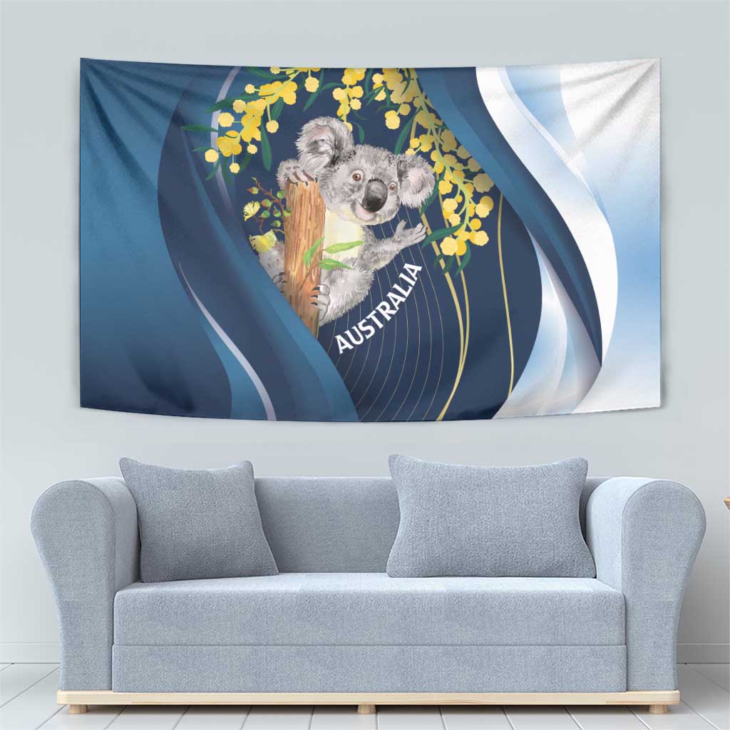 Australia Day Tapestry Koala Blue Modern Vibe