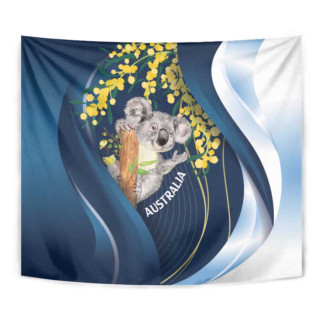 Australia Day Tapestry Koala Blue Modern Vibe