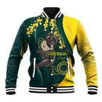 Australia Day Baseball Jacket Koala Aboriginal Art