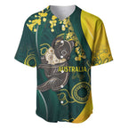 Australia Day Baseball Jersey Koala Aboriginal Art