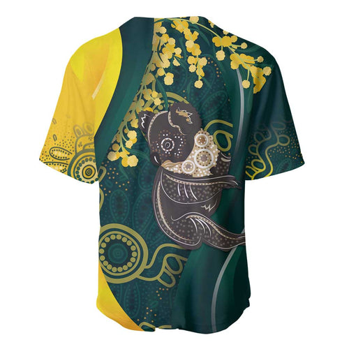 Australia Day Baseball Jersey Koala Aboriginal Art