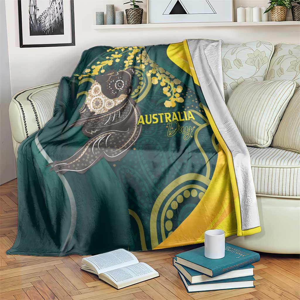 Australia Day Blanket Koala Aboriginal Art