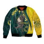 Australia Day Bomber Jacket Koala Aboriginal Art