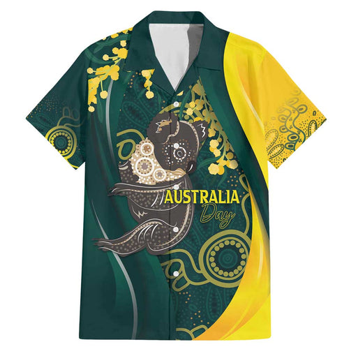 Australia Day Family Matching Mermaid Dress and Hawaiian Shirt Koala Aboriginal Art