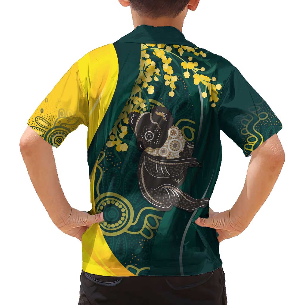 Australia Day Hawaiian Shirt Koala Aboriginal Art