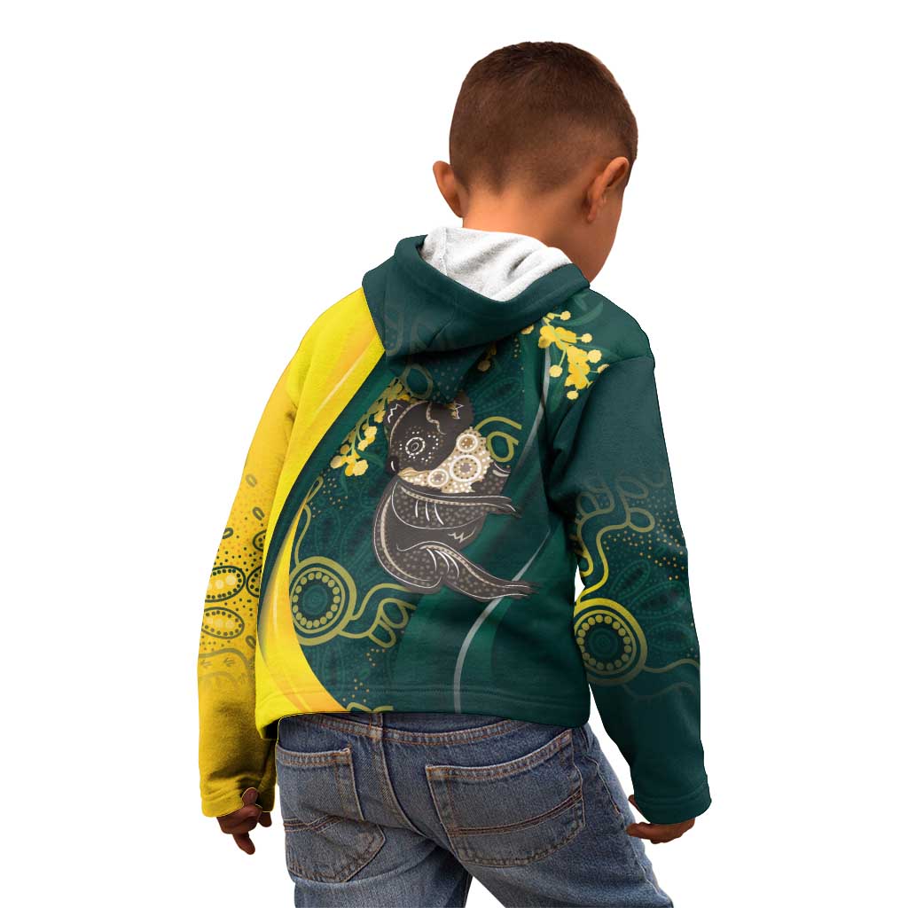 Australia Day Kid Hoodie Koala Aboriginal Art