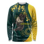 Australia Day Long Sleeve Shirt Koala Aboriginal Art