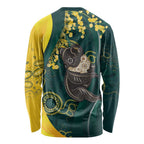 Australia Day Long Sleeve Shirt Koala Aboriginal Art