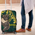 Australia Day Luggage Cover Koala Aboriginal Art