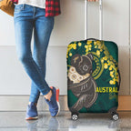 Australia Day Luggage Cover Koala Aboriginal Art