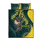 Australia Day Quilt Bed Set Koala Aboriginal Art