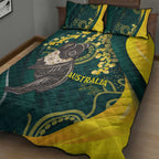 Australia Day Quilt Bed Set Koala Aboriginal Art