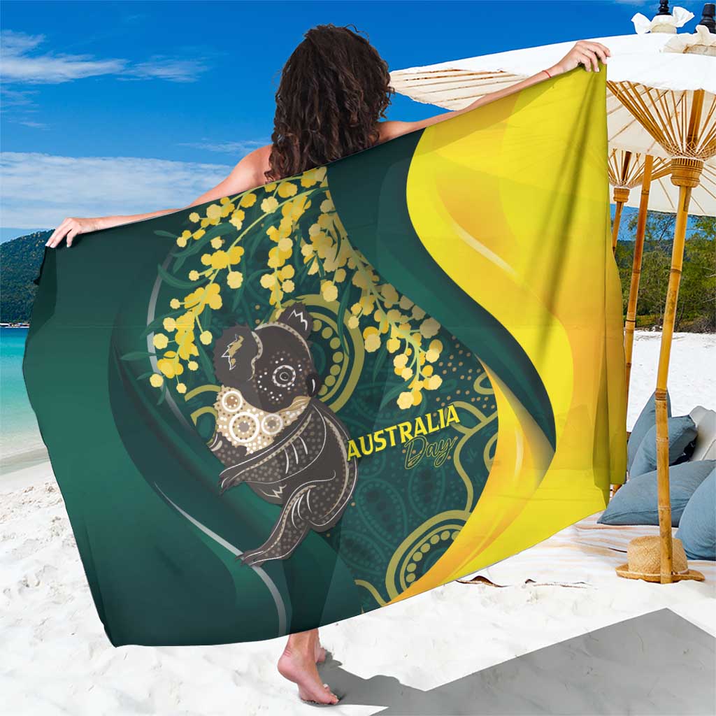 Australia Day Sarong Koala Aboriginal Art