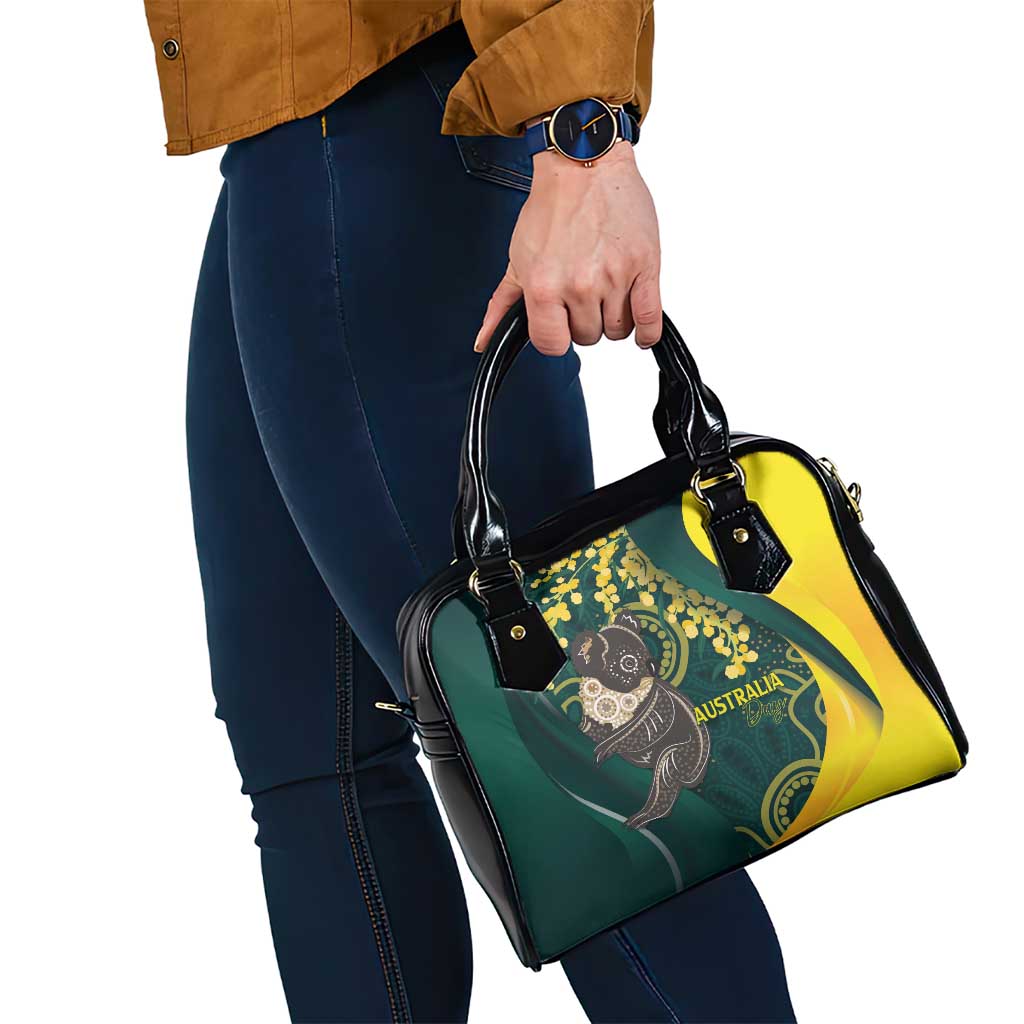 Australia Day Shoulder Handbag Koala Aboriginal Art