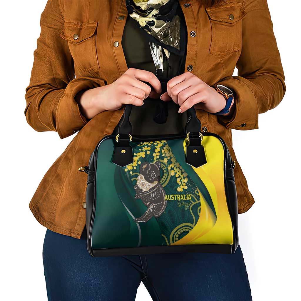 Australia Day Shoulder Handbag Koala Aboriginal Art