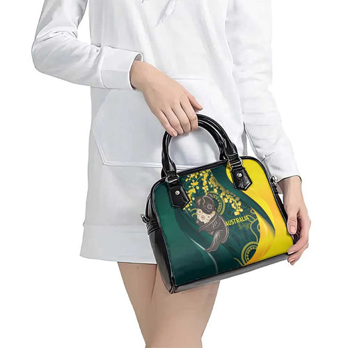 Australia Day Shoulder Handbag Koala Aboriginal Art