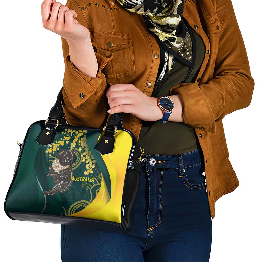 Australia Day Shoulder Handbag Koala Aboriginal Art