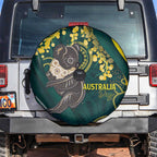 Australia Day Spare Tire Cover Koala Aboriginal Art