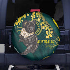Australia Day Spare Tire Cover Koala Aboriginal Art