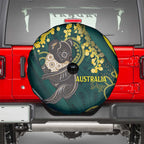 Australia Day Spare Tire Cover Koala Aboriginal Art