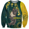 Australia Day Sweatshirt Koala Aboriginal Art