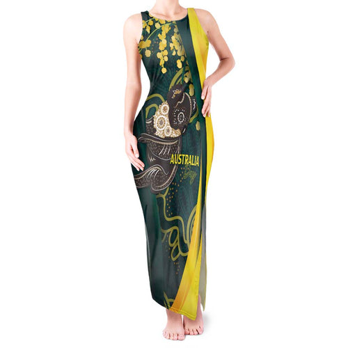 Australia Day Tank Maxi Dress Koala Aboriginal Art