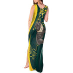Australia Day Tank Maxi Dress Koala Aboriginal Art