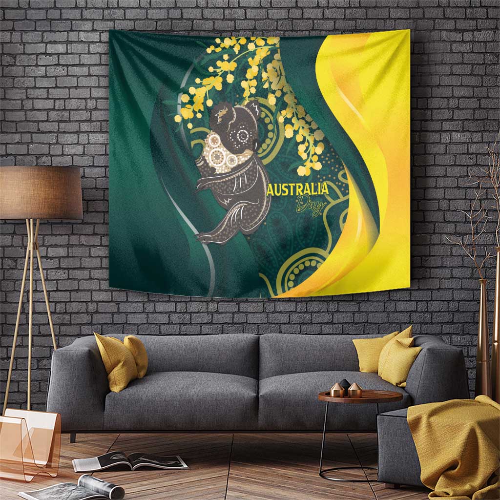 Australia Day Tapestry Koala Aboriginal Art