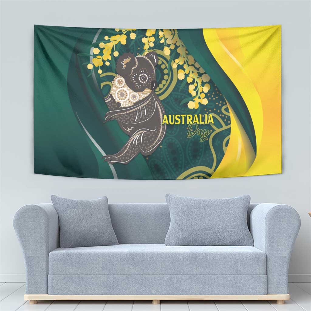 Australia Day Tapestry Koala Aboriginal Art
