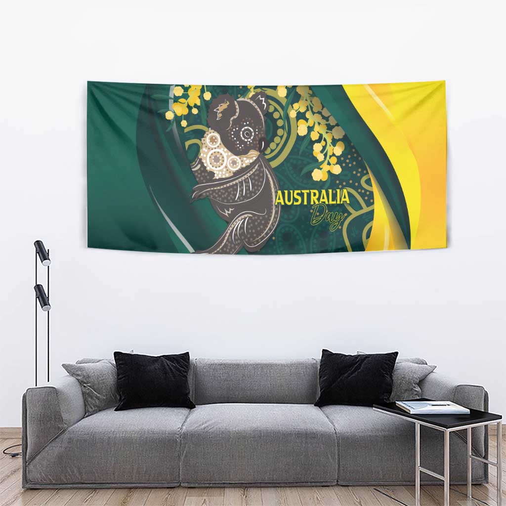 Australia Day Tapestry Koala Aboriginal Art