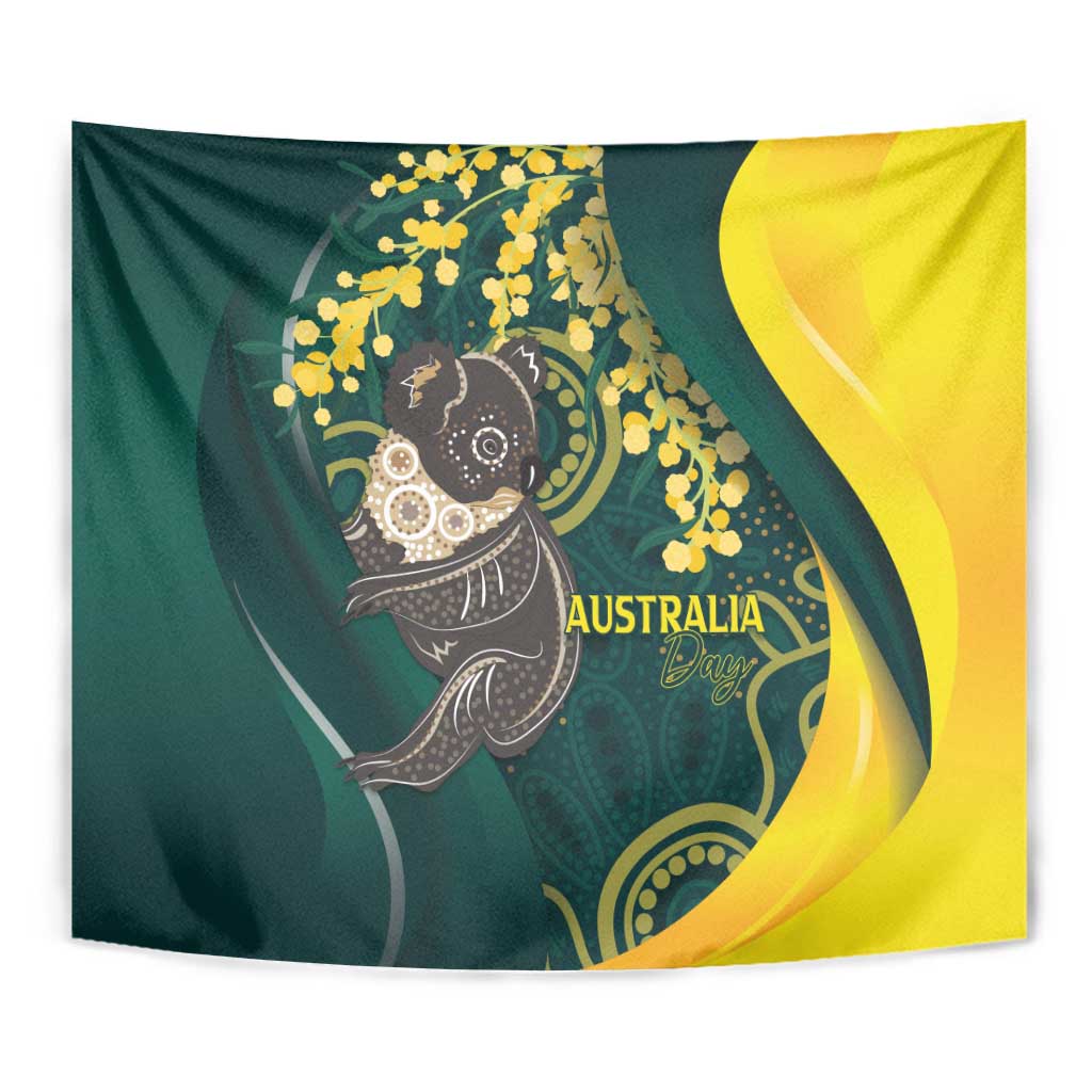 Australia Day Tapestry Koala Aboriginal Art