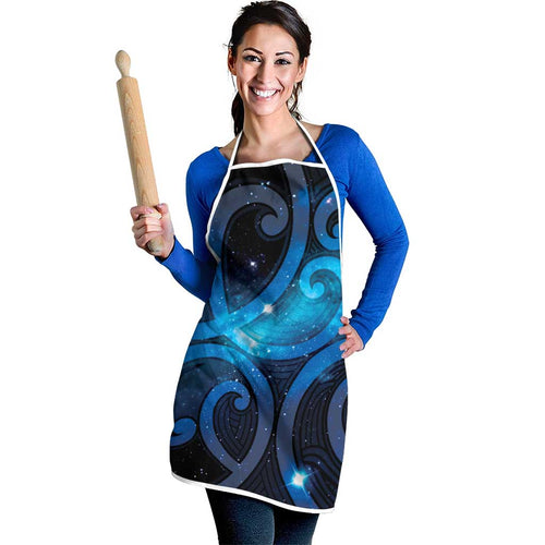New Zealand Maori Matariki Apron Galaxy Kowhaiwhai