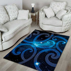 New Zealand Maori Matariki Area Rug Galaxy Kowhaiwhai