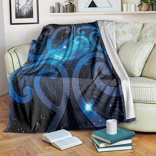 New Zealand Maori Matariki Blanket Galaxy Kowhaiwhai