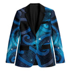 New Zealand Maori Matariki Blazer Galaxy Kowhaiwhai