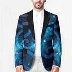 New Zealand Maori Matariki Blazer Galaxy Kowhaiwhai