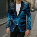 New Zealand Maori Matariki Blazer Galaxy Kowhaiwhai