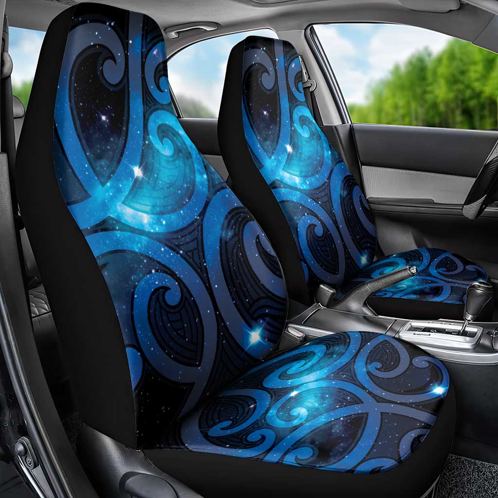 New Zealand Maori Matariki Car Seat Cover Galaxy Kowhaiwhai